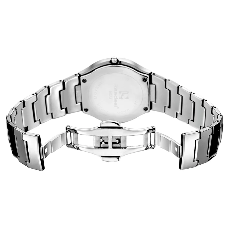 Часы Readeel Мужские кварцевые роскошные брендовые водонепроницаемые из