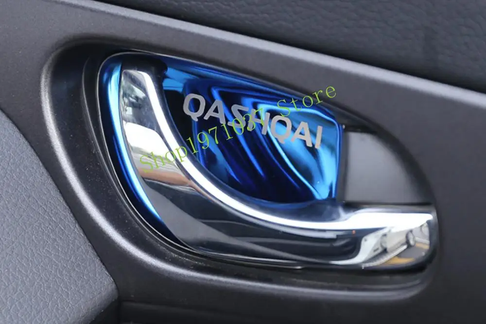 Автомобильный Стайлинг Дверная ручка Крышка дверная Чаша отделка для Nissan QASHQAI 2016