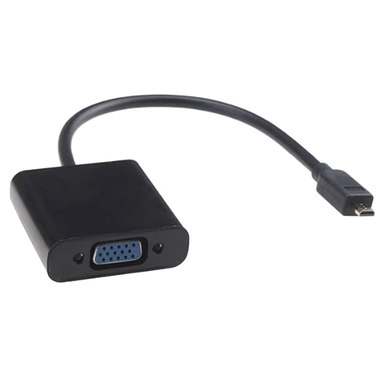 Effelon Micro HDMI Вход VGA Выход PC Мониторы Проектор Кабель-адаптер конвертер для ps3/DVD/ТВ |