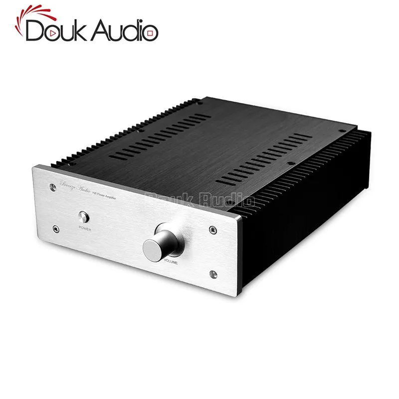 Douk аудио алюминиевое шасси DIY чехол усилитель корпус с радиатором|amplifier enclosure|aluminum