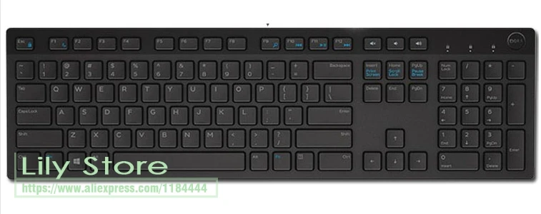 Для Dell KM636 беспроводная клавиатура и Dell KB216 Проводная клавиатура все в одном ПК клавиатура крышка кожи