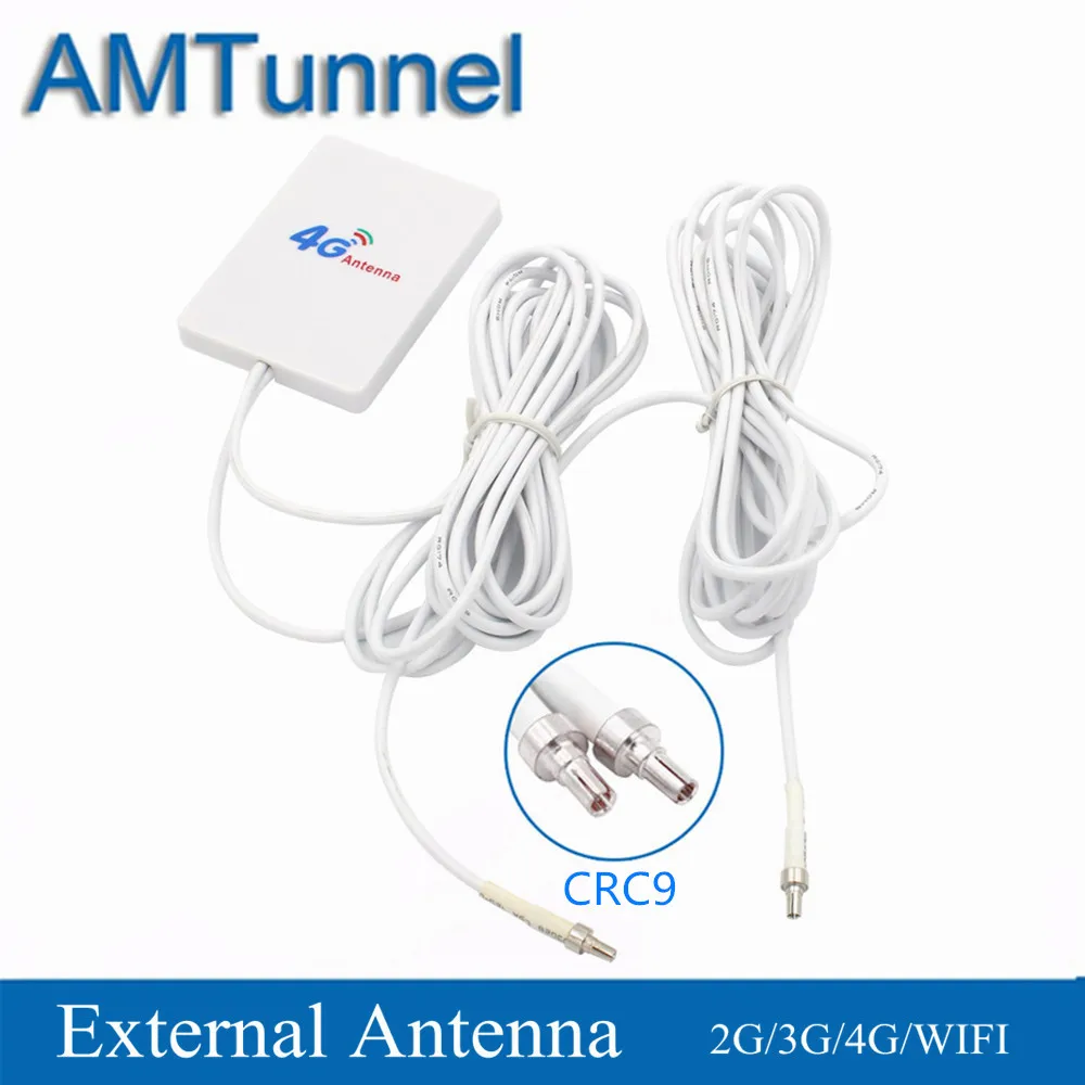 Антенна CRC9 28dBi 5M 4G WiFi 3G LTE 700 2700 МГц двойной кабель для Huawei E3372 E3276 Vodafone K5007 ZTE