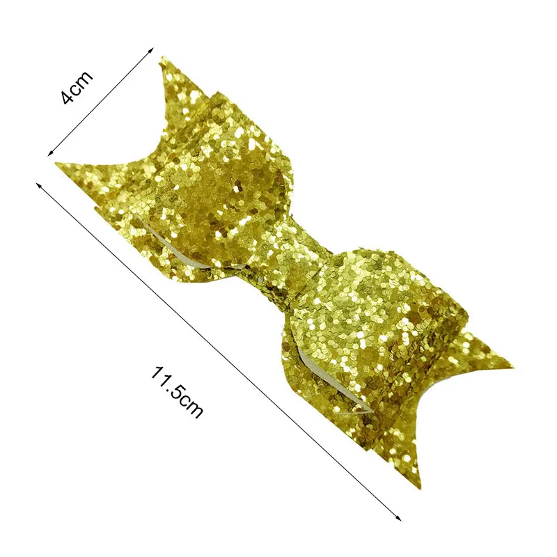 Женские блестящие заколки для волос с большим бантом