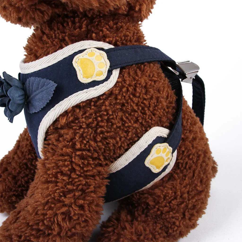 Transer ошейник нейлон питомец собаки нагрудный ремень в стиле ретро мелкую полоску