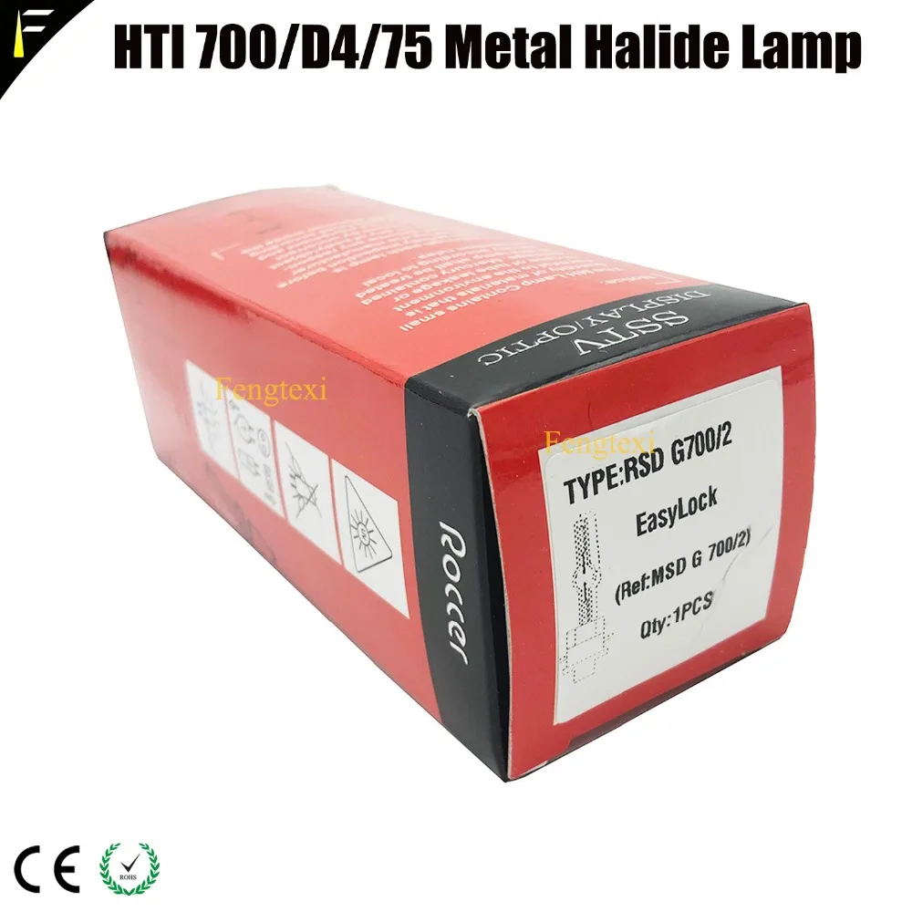 6 шт./лот mac700 этап Moving лампочки HTI700 hti700 металлогалогенные лампа HTI 700/D4/75 Профессиональный Театр освещение, грушевидные лампочки