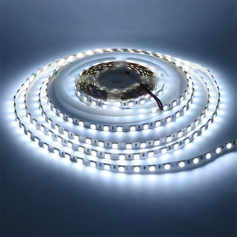 

SZYOUMY 50M/ Lot Strip Light SMD 5050 84 Leds/M 5MM PCB Width IP20 Flex Led Strip Lights White Warm White Option