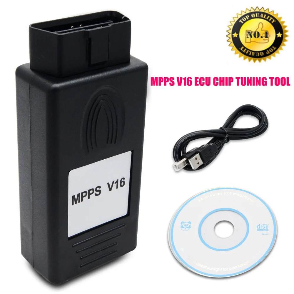 USB диагностический сканер MPPS V16 ECU чип тюнинг для EDC15 EDC16 EDC17 Inkl CHECKSUM CAN Flasher