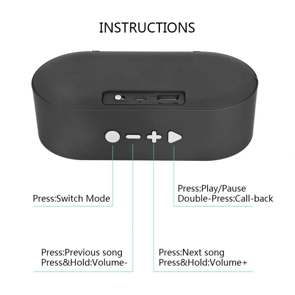 GDLYL Портативный беспроводной Bluetooth динамик Blutooth мини маленький портативный
