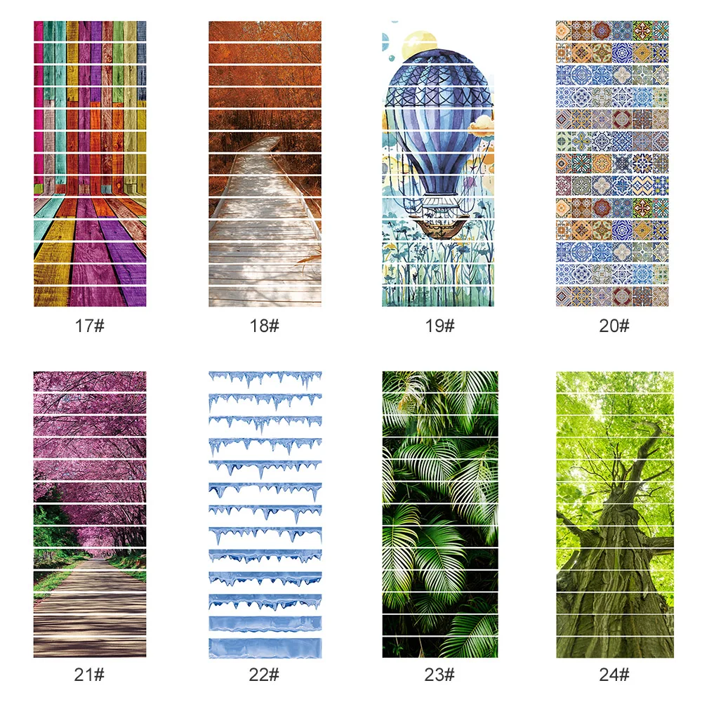 DIY самоклеющиеся Водонепроницаемый стикер для настенной плитки 24 Дизайн 3D