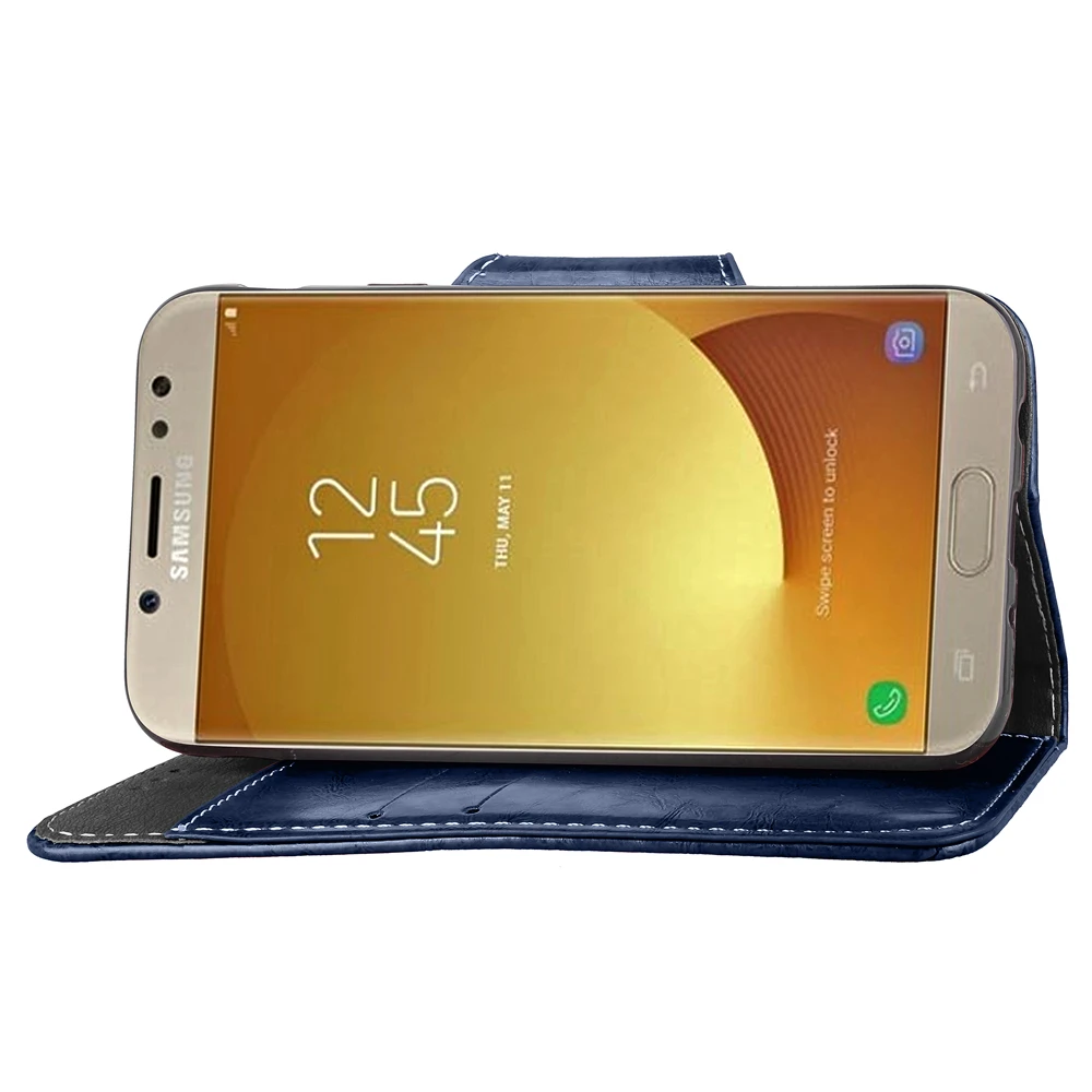 Чехол для телефона Samsung Galaxy J7 2017 j7 Pro J730 j730F EU 5 &quotс откидной крышкой в стиле ретро