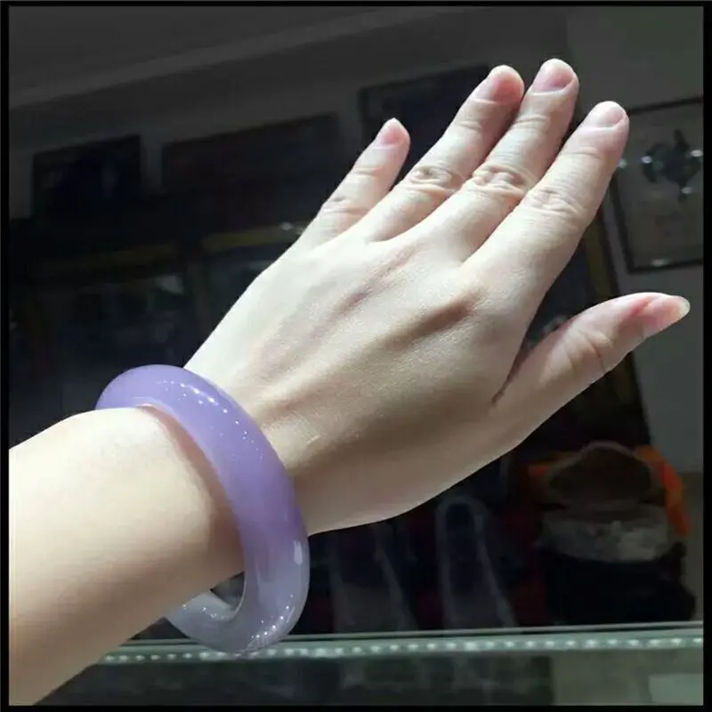 Природные Фиолетовый халцедон Агат браслет|gift gifts|gift accessoriesgift bracelet |