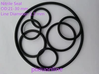 50pcs yt933 nitrile o rings rubber gasketbackup ringjoint ring nitrile seal od21 30 mm line diameter 1 5 mm nbr