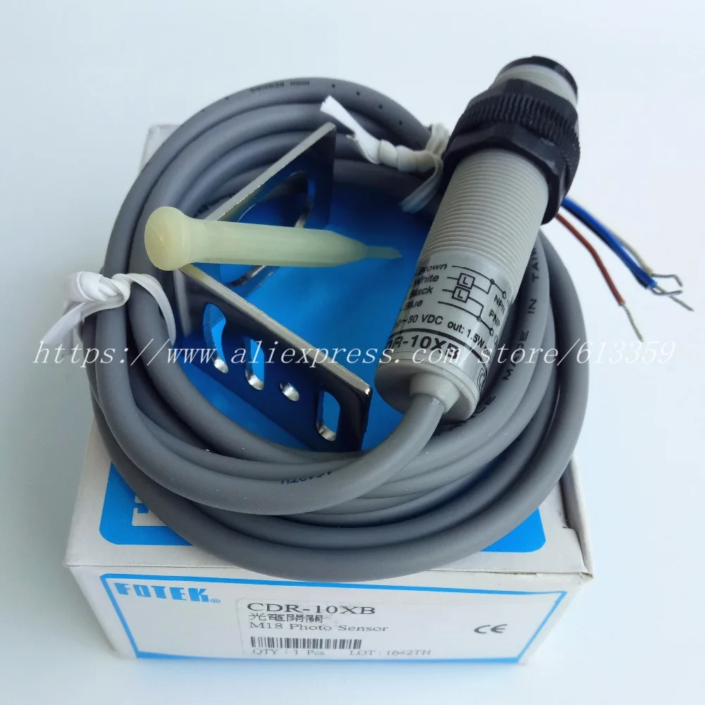 CDR-10XB FOTEK M18 NC трубчатого типа Фотоэлектрические датчики и фото Сенсор 10-30 В постоянного тока