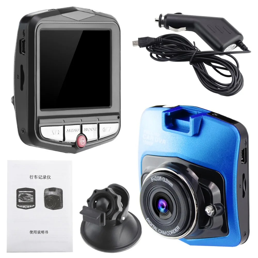 2018 Новый GT300 тире камеры Mini Видеорегистраторы для автомобилей Dashcam Full HD 1080p