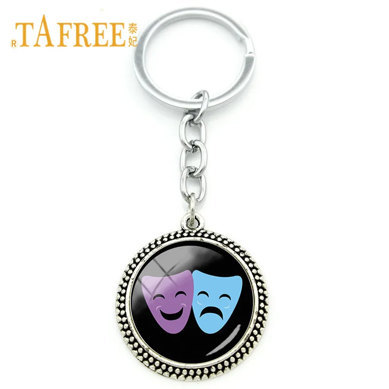 TAFREE винтажные Вечерние Маски брелок-талисман Маскарадная маска на Хэллоуин