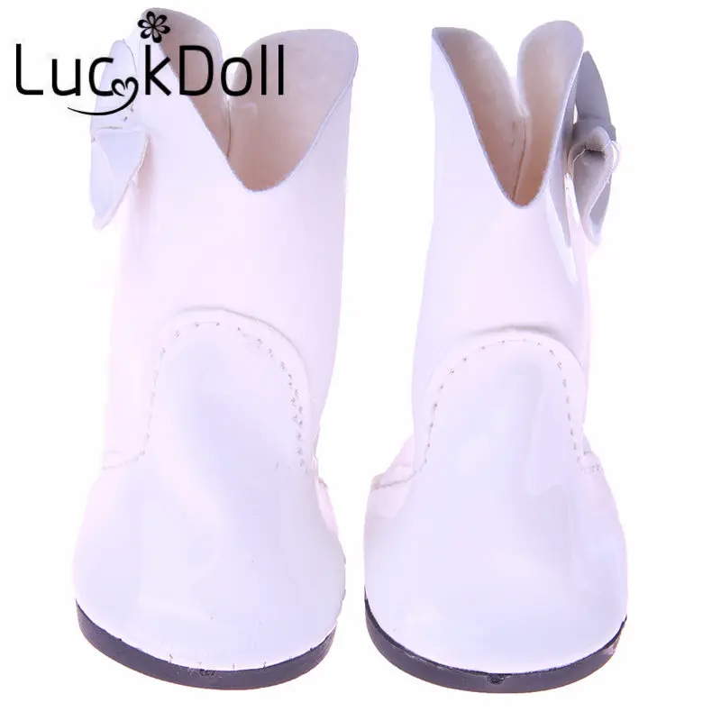 Однотонные тканевые сапоги LUCKDOLL 18 дюймов аксессуары для американской куклы