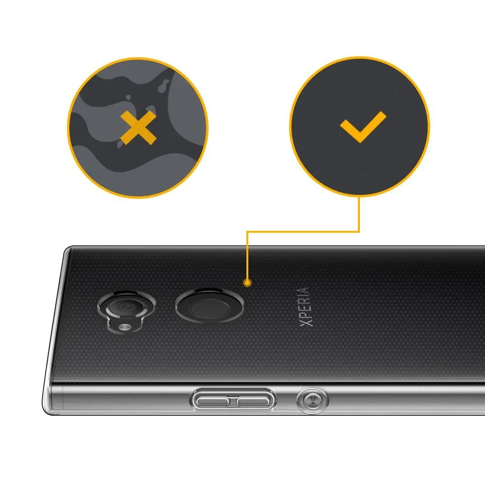 Прозрачный ТПУ чехол UPaitou для Sony Xperia XA2 ультра-прозрачный мягкий Sinicon Ultra |