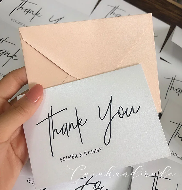 Индивидуальные складные свадебные открытки спасибо | Дом и сад