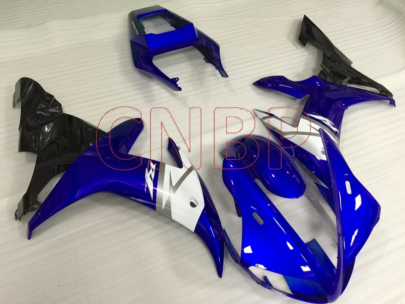 Обтекатель YZFR1 2002 2003 синий белый черный корпус комплекты YZF R1 Пластиковые