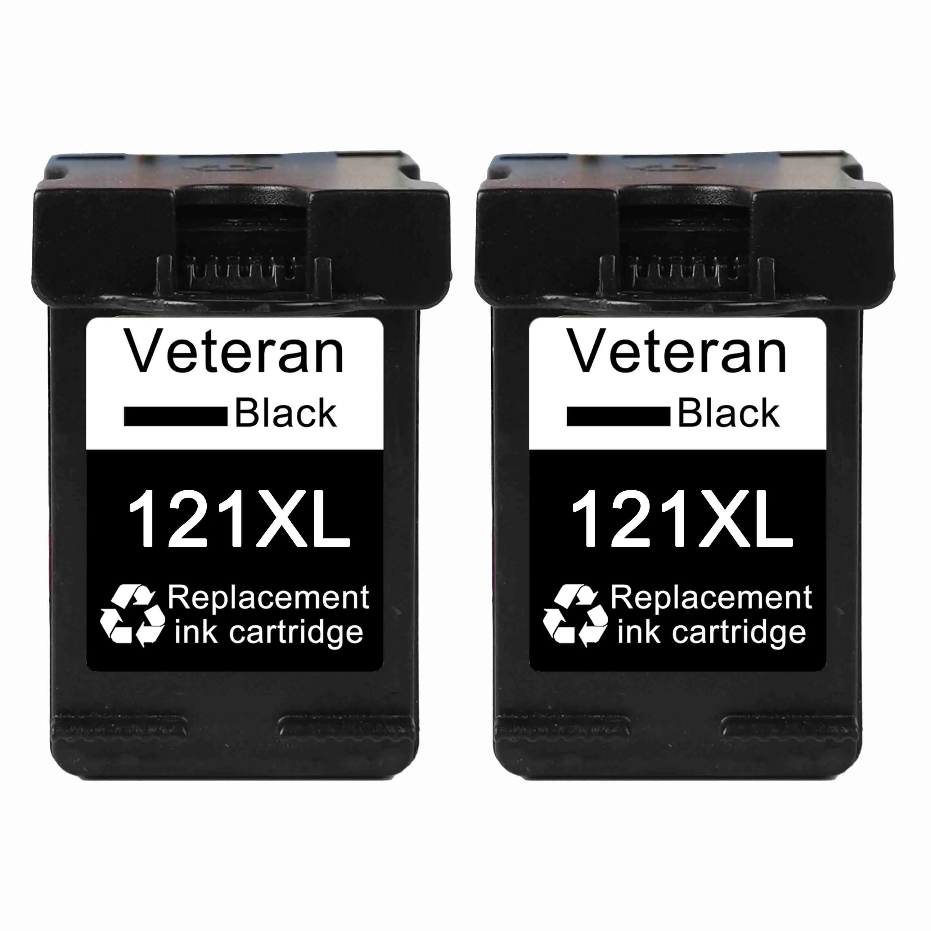 Ветеран 121XL чернильный картридж для hp 121 xl hp 121 картридж для hp Deskjet D2563 F4283 F2423 F2483 F2493 F4213 F4275 F4283 принтер - Цвет: 2x 121XL Black
