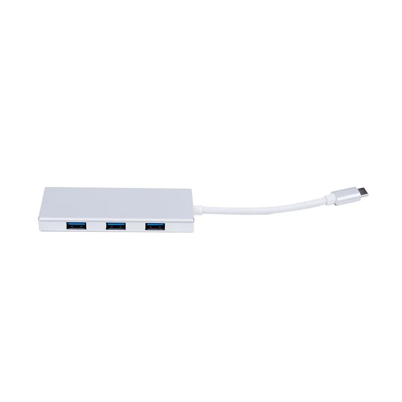 USB C концентратор 7 в 1 адаптер (PD) порт доставки питания 4 k HDMI Micro SD/SD кардридер 3 0