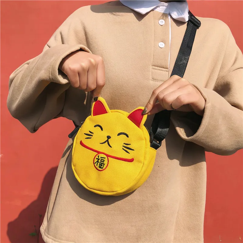 Сумка мессенджер Lucky Cat для женщин и девочек мини сумка в форме животного