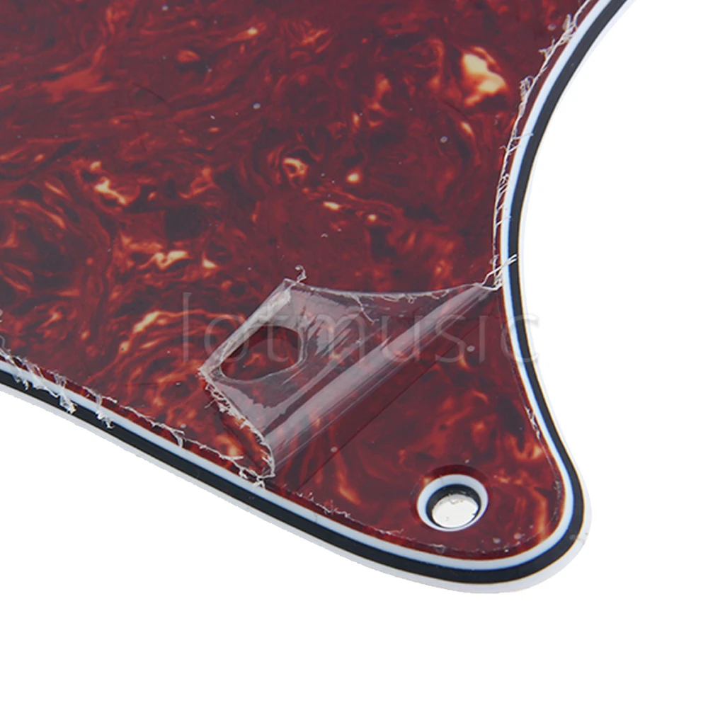 Guitar Guitarra Pickguard Scratch Plate For Parts Replacement 3 Ply Pearl Black White Tortoise | Спорт и развлечения