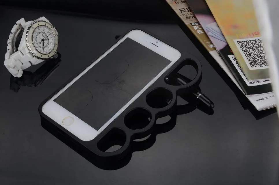 Алюминиевый сплав для iPhone 6 4,7 бампер Мода Властелин кольца костяшки палец телефон рамка чехол для iPhone 6 plus