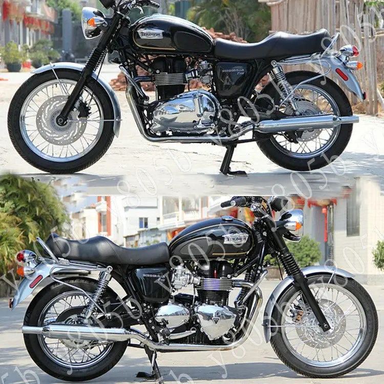 Черный матовый металлический амортизатор двигателя для Triumph Bonneville T100 / SE