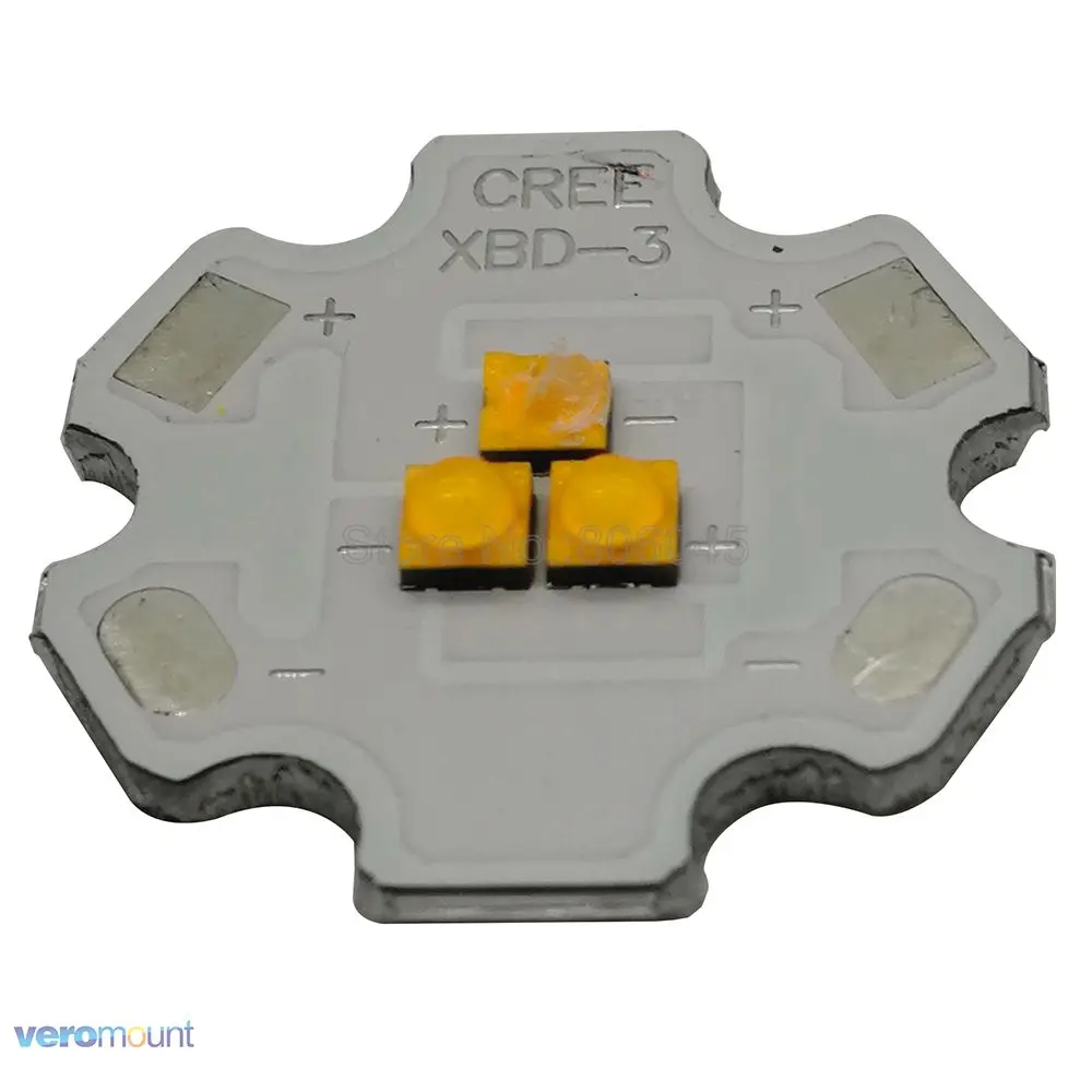 5 шт. Cree XBD XB D 3 светодиода чипа 9 Вт светодиодный излучатель света белый/теплый