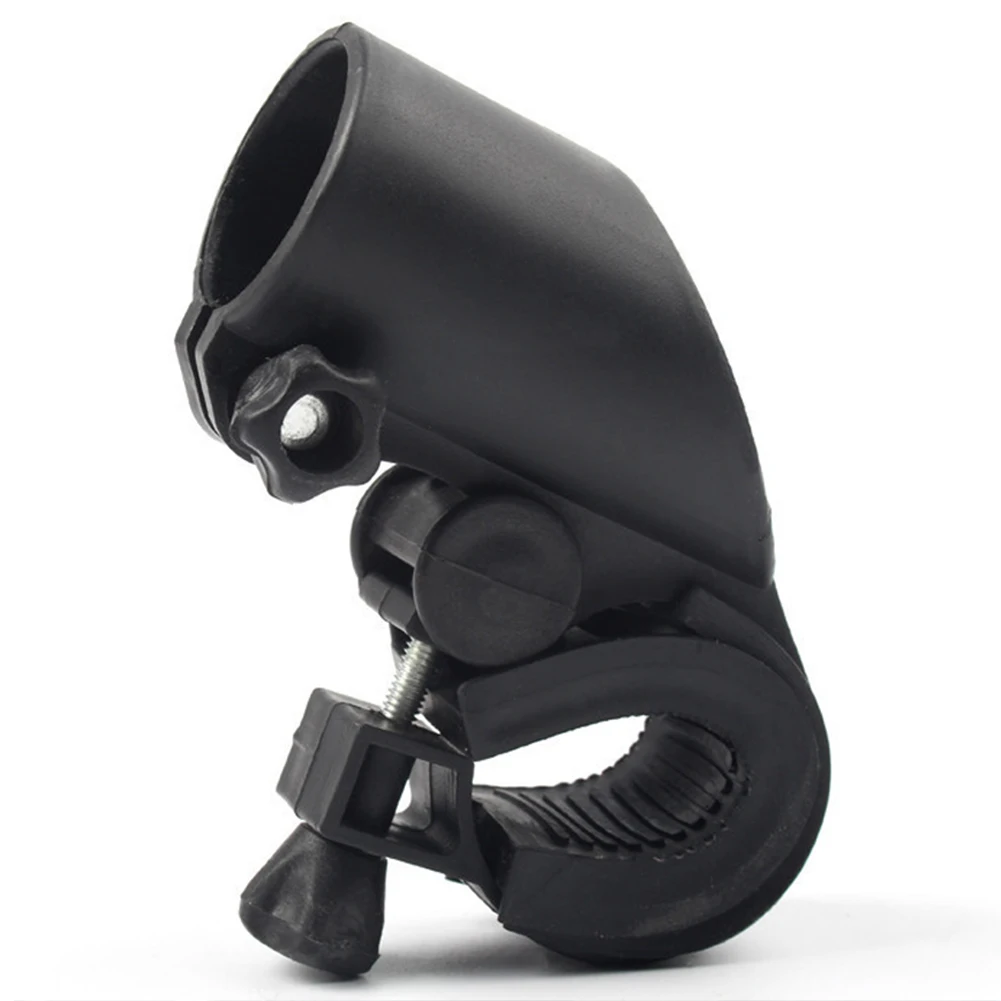 360 Degree Rotation Plastic Torch Clip Mount Bicycle Front Bracket Flashlight Holder Cycling Bike | Спорт и развлечения