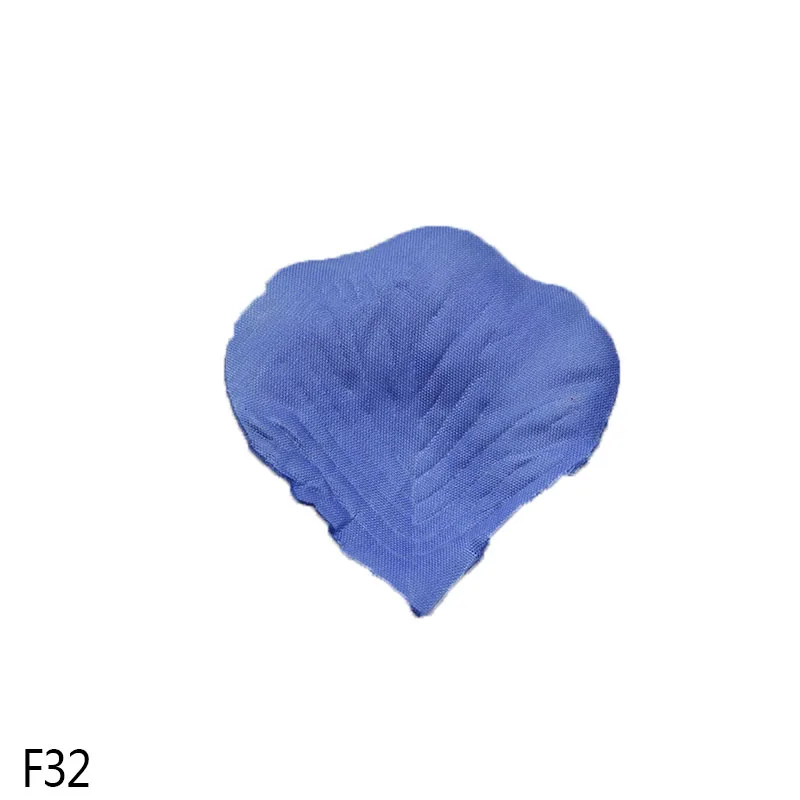 F32 1000 шт./лот, 5 см, сделай сам, искусственные цветы, лепестки, шелковые лепестки роз, листья, свадебные украшения, вечерние, Декор, праздничный стол, Декор - Цвет: F32