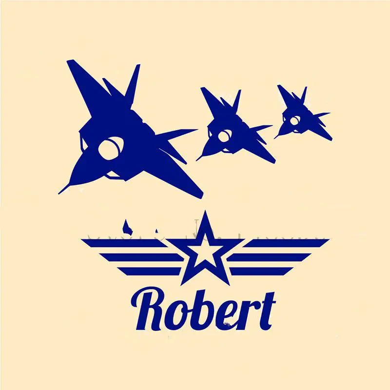 Персонализированные настенные наклейки на заказ с именем английском языке