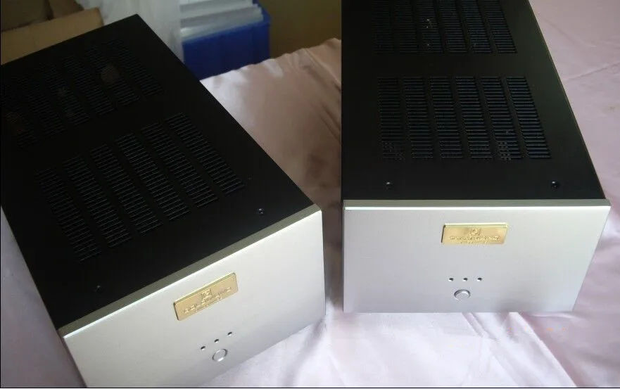 

215*380*140MM Imitation Gawain amplifier chassis BOX Enclosure DIY Mono amplifier chassis/After the amp chassis/Iron aluminum ch