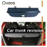overe 1set car rear trunk cargo cover for honda fitjazz 2014 2015 2016 2017 2018 security shield shade retractable accessories
