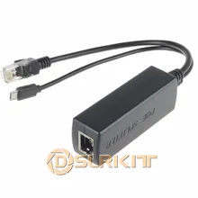 4 шт./лот активный сплиттер POE Micro USB мощность по Ethernet 48 В до 5 В 2.4A для Raspberry Pi 4 шт./лот активный сплиттер POE Micro USB мощность по Ethernet 48 В до 5 В 2.4A для Raspberry Pi