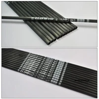 new 12pcslot good 30 black carbon arrow shaft id6 24 2mm spine600500400340 nature carbon for compound bow recurve bow