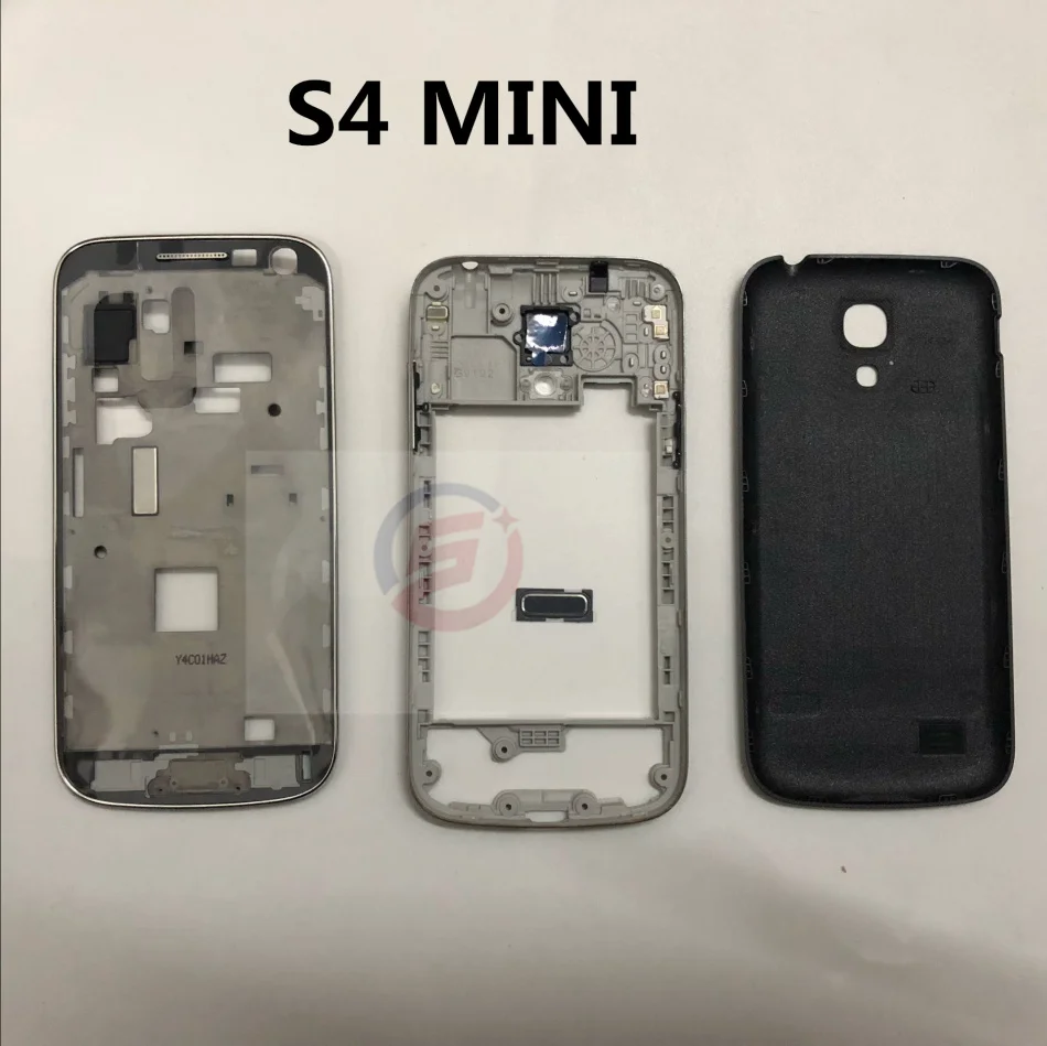 Запасные части для корпуса Samsung Galaxy S4 mini i9190 i9195 i9192 полный комплект аксессуары +