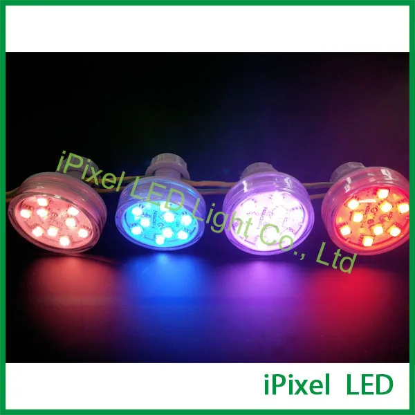 AC24V 45 мм Внутренний контроль 9 smd 5050 rgb программируемая светодиодная точечная