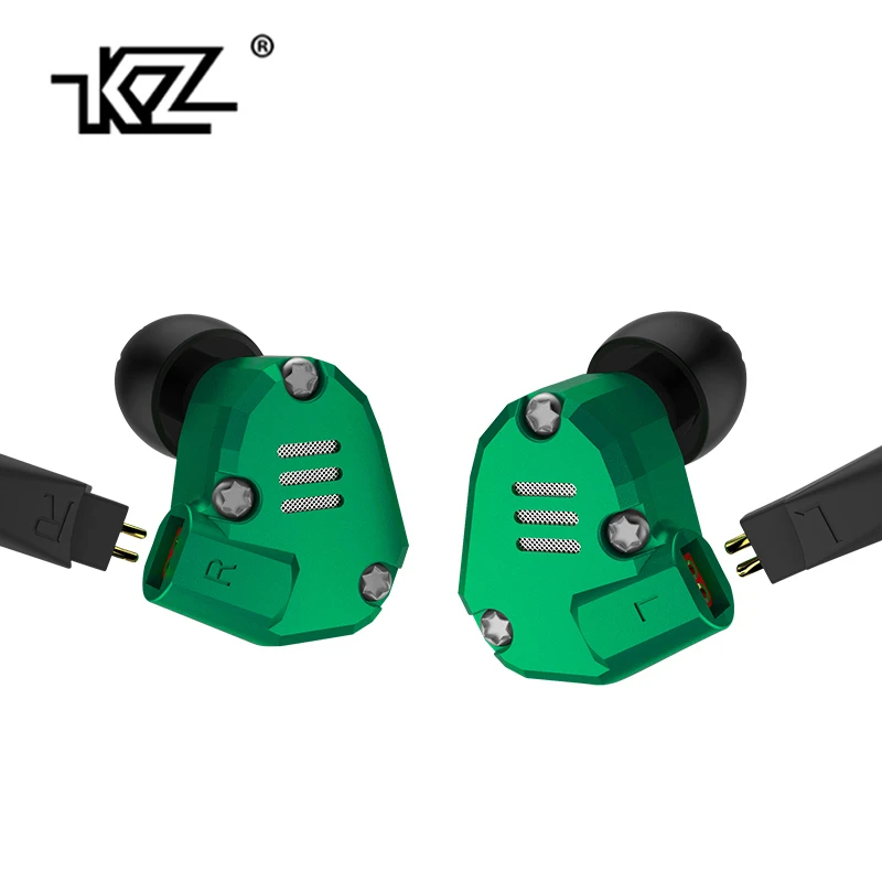 Плотным верхним ворсом KZ ZS6 2BA + 2DD Гибридный привод в ухо наушники Hi-Fi гарнитура с