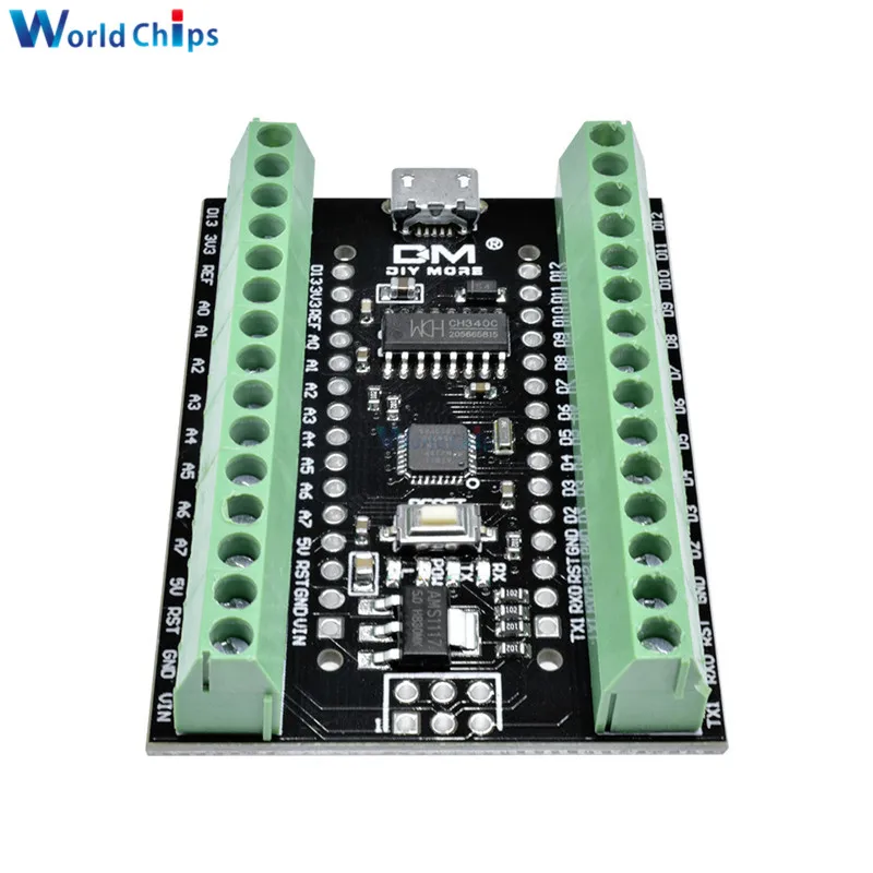 Плата расширения Atmega328P Nano V3.0 3 0 CH340G CH340 драйвер терминал адаптер микроконтроллер