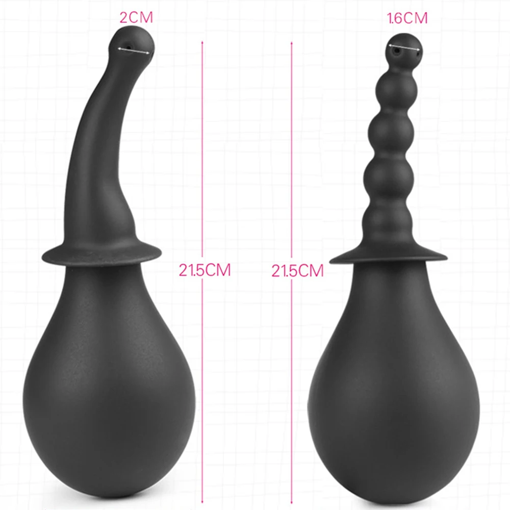 Силиконовые унисекс клизмы анальный очиститель инструменты вагинальный