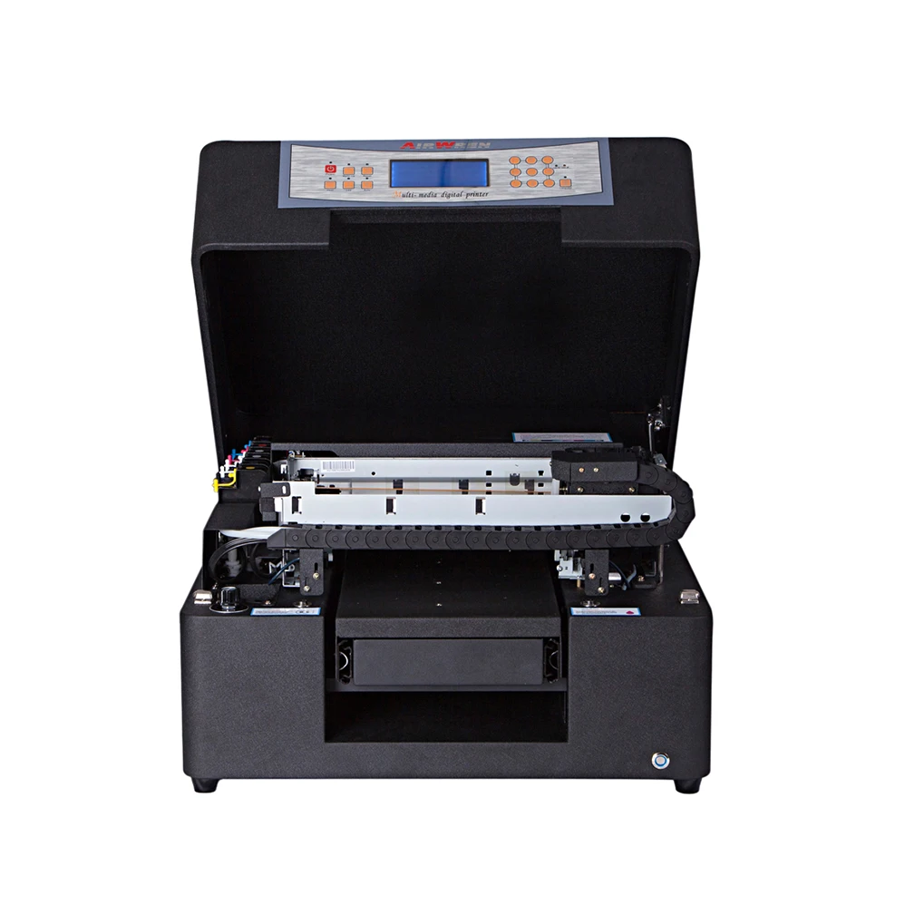 business card printing machine a4 small desktop led uv flatbed printer for metal wood phone case business card printing machine