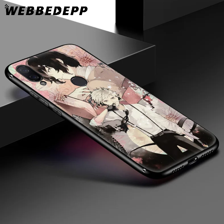 WEBBEDEPP Bungou Stray Dogs Anime Soft Case for Xiaomi Redmi K20 7A 4A 4X 5 5A 6 6A S2 Note 8 4 7 Pro Plus Prime |