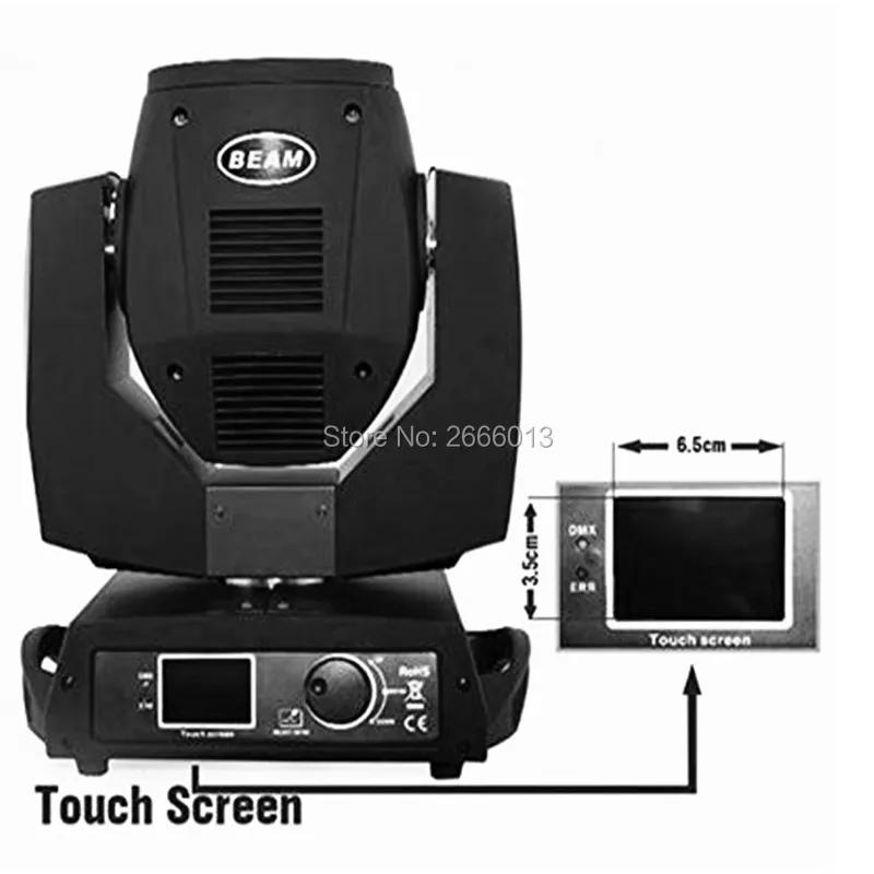 2 шт. Заводская распродажа сенсорный экран 200 Вт 5R луч движущийся головной