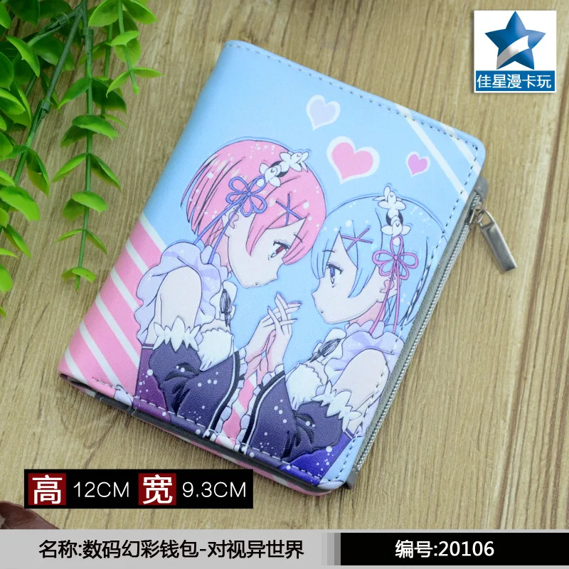 Милый кошелек для девочек в стиле аниме re zero kara hajimeru isekai seikatsu кошельки из