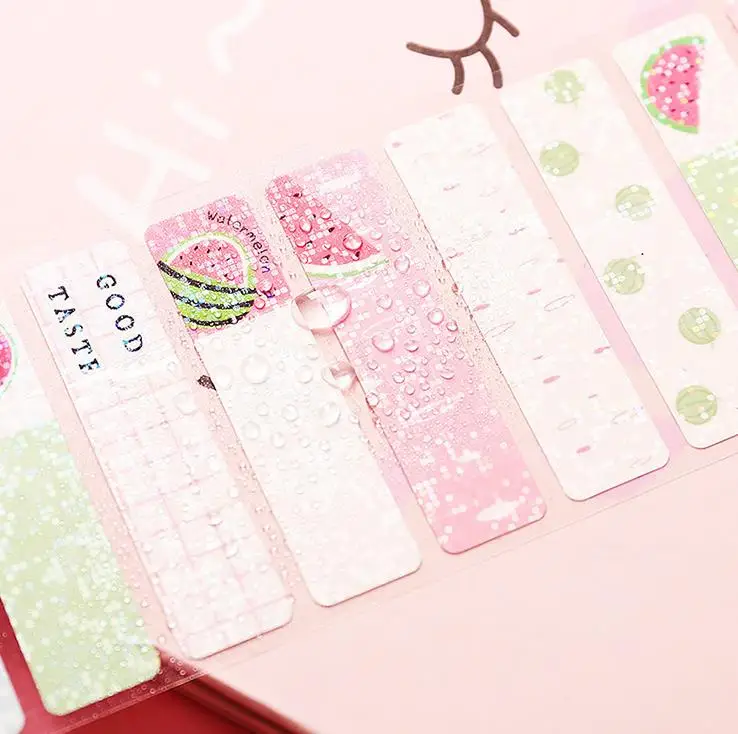 4 шт./компл. Kawaii торт, фруктов, животных; Пластик Имя Наклейки Водонепроницаемый лейблы ярлыки детских наклеек, Бизнес этикетки канцелярских принадлежностей