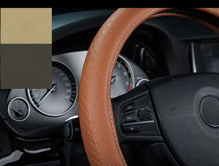 Чехол рулевого колеса автомобиля из натуральной кожи авто аксессуары для Renault logan sandero talisman trafic Лагуна megane scenic 1 2 3