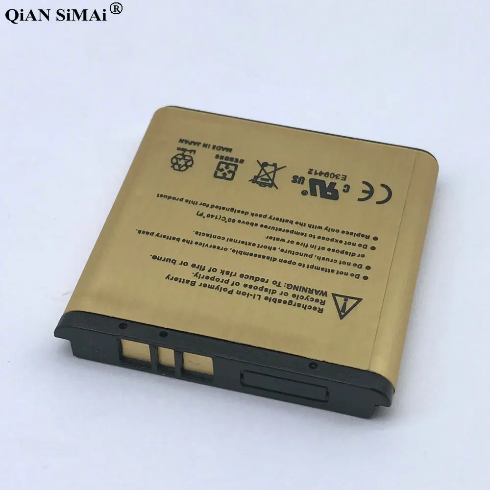 Золотой аккумулятор для Nokia N73 N77 N93 N93S 3250 6151 6233 6234 6280 6288 6290 9300I 9300 BP6M BP 6 м|battery for nokia