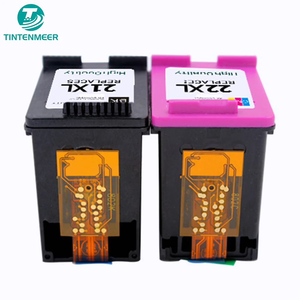 Чернильный картридж TINTENMEER 21 22 21XL 22XL совместим с принтером DESKJET 2320 2330 3747 3910 3915 3918 3920